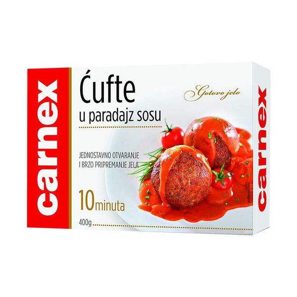 Cufte u paradajz sosu | Gehaktballetjes met tomaten saus | Carnex 400G