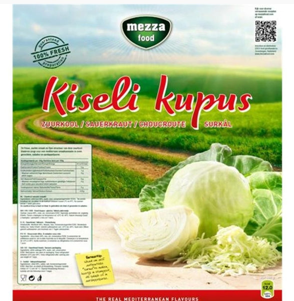 Zuurkool / Kiseli Kupus | Mezza, verpakking 2KG a 3KG | prijs per 2 KG
