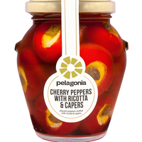 Paprike sa Rikotom i Kaparom | Cherry peppers met Ricota & Kappertjes | Pelagonia | 280G
