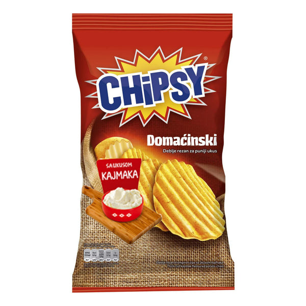 Chipsy Domacinski Kajmak| Huisgemakte chips met Kajmak | Marbo | 160G