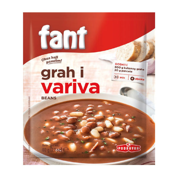 Podravka | Fant Kruiden Bonensoep | Grah I Variva | 60G