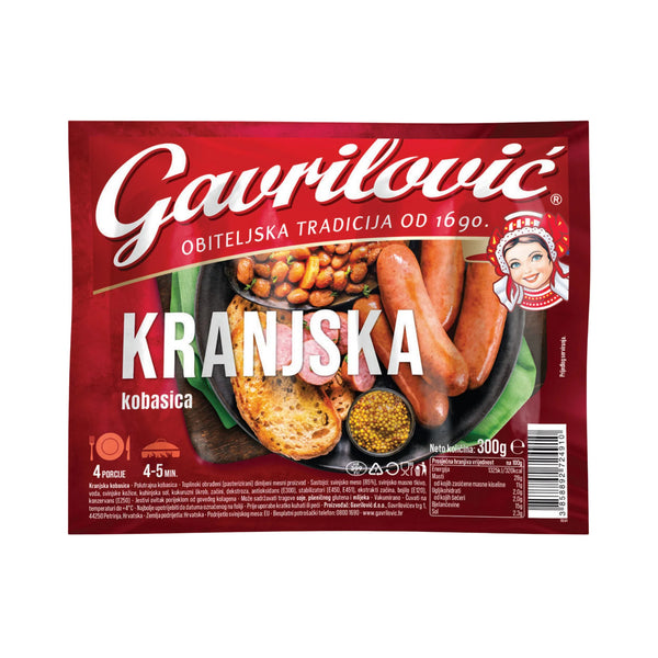 Gavrilovic Kranjska | Kobasica Varkensworst | 320G