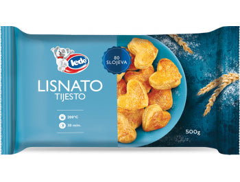 Lisnato testo| Bladerdeeg | Ledo | 500G