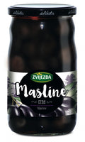 Crne Masline | Zwarte Olijven Zvijezda | 700G