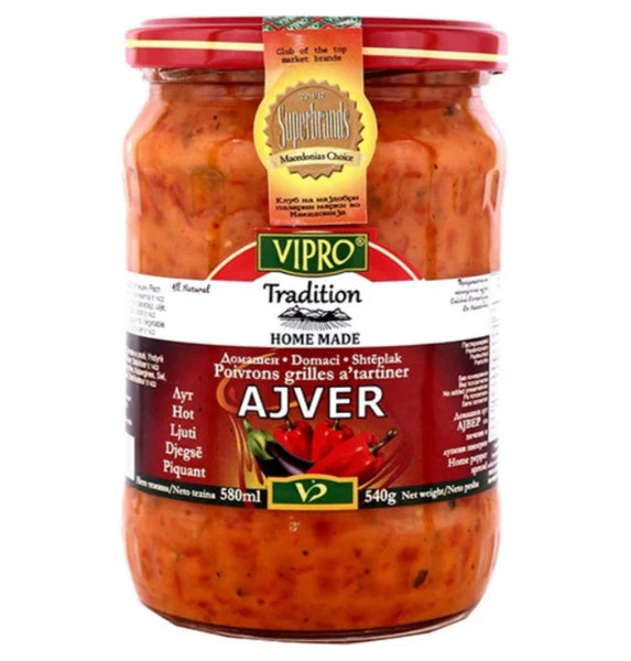Ajvar Vipro | Pittig | 580ML