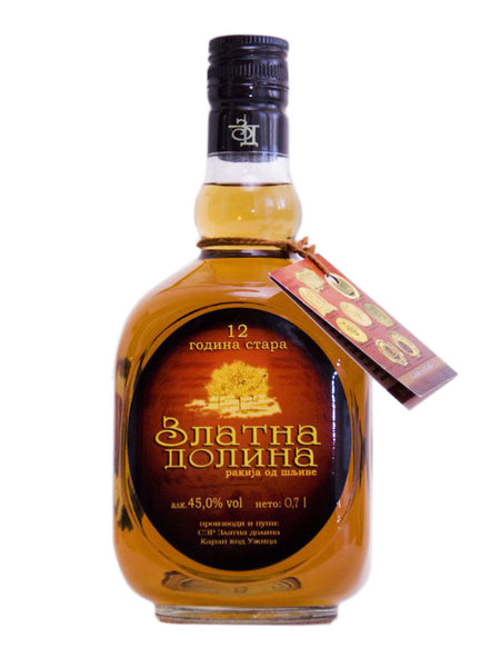 Sljivovica Zlatna Dolina | Pruimen Brandy Zlatna Dolina | 45 % 0,7L