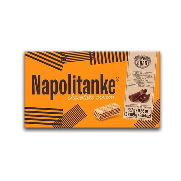 Napolitanke Biscuits | Chocolade Creme Oranje | 327G