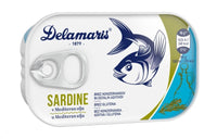 Sardina u mediteranskom ulju | Sardines in Mediterraan olie | Delamaris | 90G