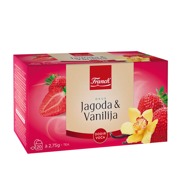 Franck Jagoda Vanila | Aardbei Vanille Thee | 20X2.75G