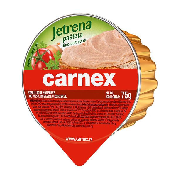 Jetrena Pasteta | Lever Pastei | Carnex | 75G