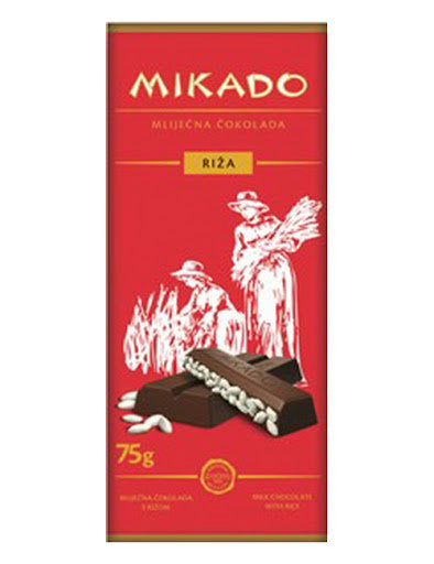 Mikado Chocolade | Rijst | 75G