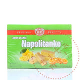 Napolitanke Biscuits | Hazelnootwafeltjes Lemon Groen | 327G