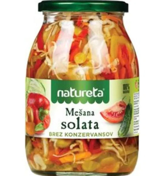 Mesana Solata | Mixed Salad Natureta | 1000G