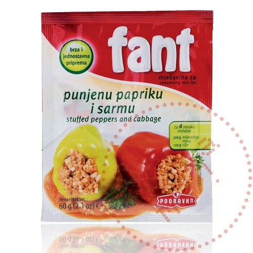 Podravka | Fant punjenu papriku i sarmu Gevulde Paprika Kool | 60G