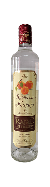 Abrikozen Eau de vie | Rakija od Kajsija Rajal | 0.7L 42.0%