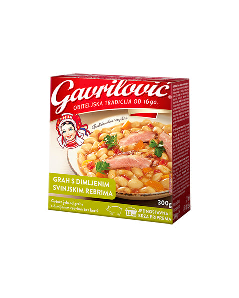 Gavrilovic Grah Sa Dimljenim Svinjskim Rebrima | Bonen Met Ribben | 300G