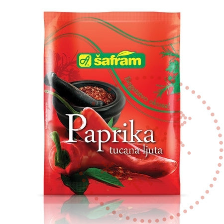 Paprika Tucana Ljuta | Pepervlokken Safram | 50G