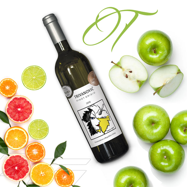 Trivanovic Pinot Grigio | Witte Wijn | 2016 0.75L
