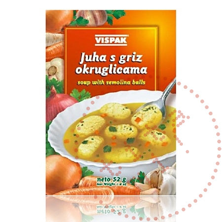 Juha sa Grizom | Griesmeel Balletjes Soep | Vispak 52G